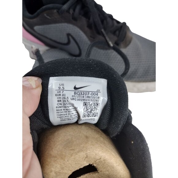 Nike Revolution 5 Women's Road Running Shoes‎ Size 9.5 Grey-Black-Pink - Picture 5 of 7